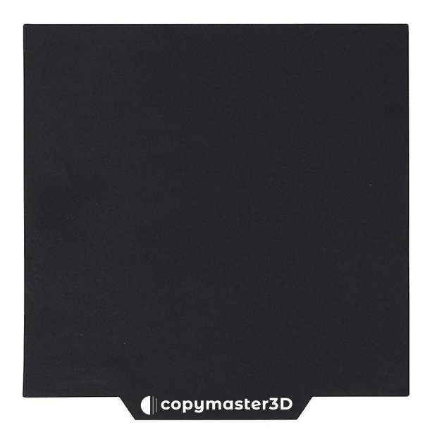 COPYMASTER3D 235x235mm flexible Dauerdruckplatte mit Magnetfolie PLA PETG vorne