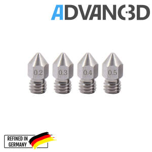 Advanc3D MK7 Nozzle voor 1,75mm filament