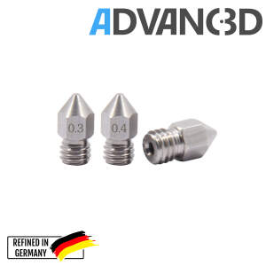 Advanc3D MK7 Nozzle voor 1,75mm filament