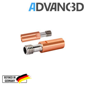 Advanc3D CR10 Titanium Copper Neck Screw Throat M6*27.5mm/1.75mm All Metal