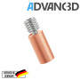 Advanc3D V6 Titan Kupfer Halsschraube Throat M6*21mm/1.75mm All Metal vorne