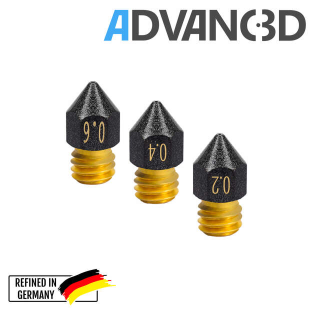 Advanc3D MK7 Teflon Nozzle f&uuml;r 1.75mm Filament seite
