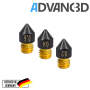 Advanc3D MK7 Teflon Nozzle f&uuml;r 1.75mm Filament vorne