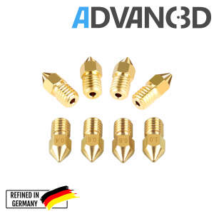 Advanc3D-suutin Ideaformer IR3:een 1.75mm filamentille 0.4mm:lle