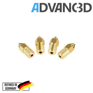 Advanc3D Nozzle für Ideaformer IR3 für 1.75mm Filament 1.0mm seite