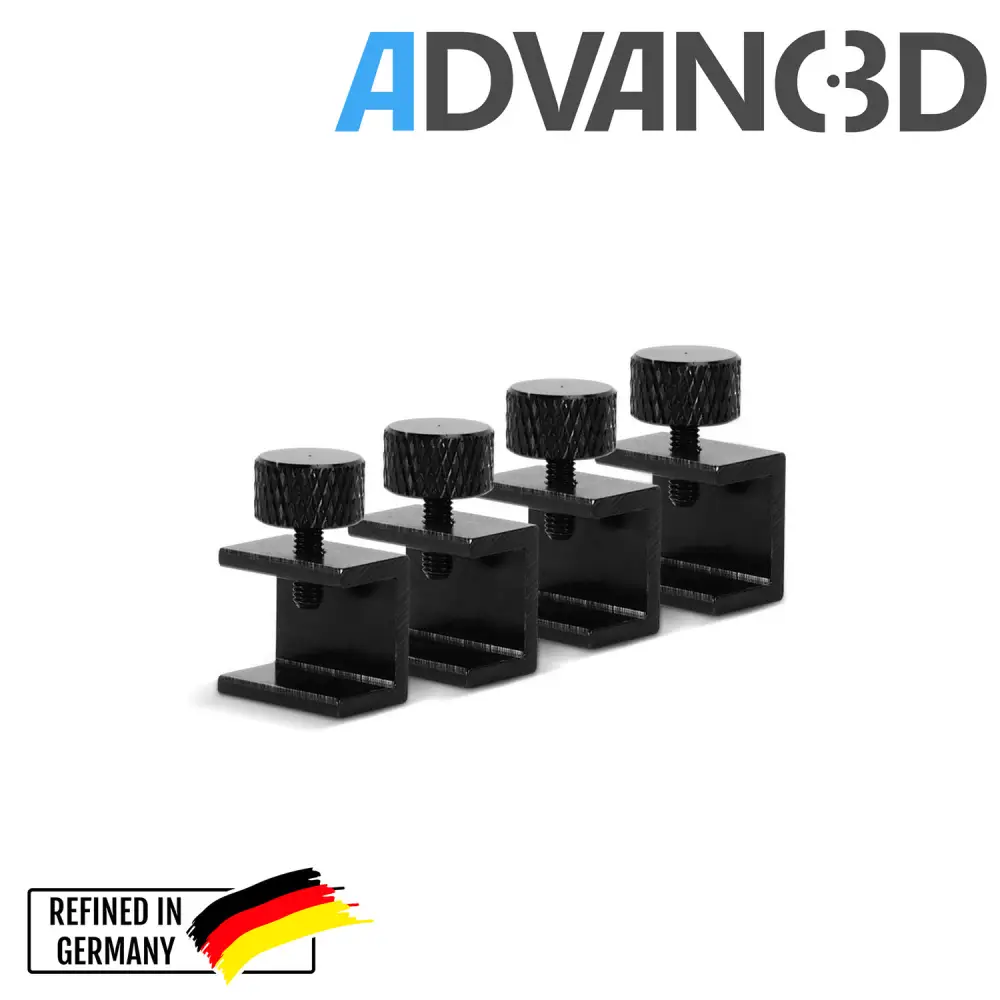 Advanc3D Heizbettclip Aluminium eloxiert mit...