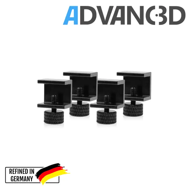 Advanc3D Heizbettclip Aluminium eloxiert mit...