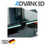 Advanced Heizbettclip Aluminium eloxiert mit R&auml;ndelschraube 4er Set