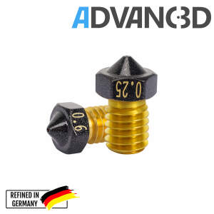 Advanc3D V6 Style Teflon Nozzle for 1.75mm Filament