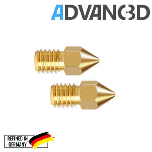 Advanc3D Nozzle f&uuml;r Ideaformer IR3 f&uuml;r 1.75mm Filament vorne