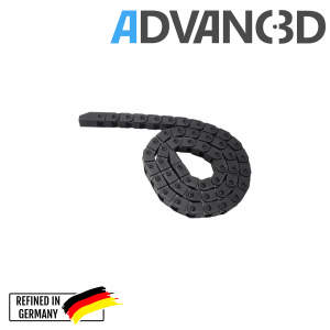 Advanc3D 100cm Nylon Energiekette - Flexibel, Kabelmanagement, Robust seite