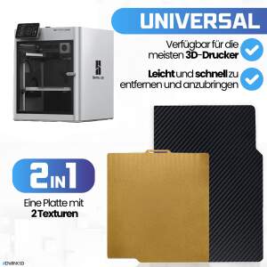 Advanc3D Flexible Druckplatte mit PEO und PEI Schicht f&uuml;r Bambulab X1 X1C P1P detail