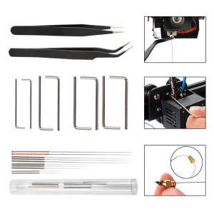 Advanc3D Mega Zubehörkit für 3D Drucker, 20 teile, CNC Skalpel Entgrater Spatel