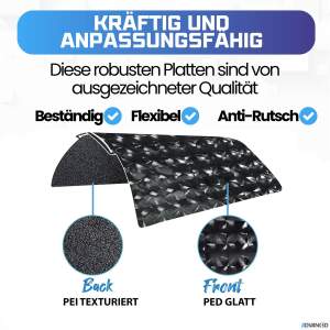 Advanc3D Flexible Druckplatte mit PED und PEI Schicht für Bambu Lab X1 X1C P1P