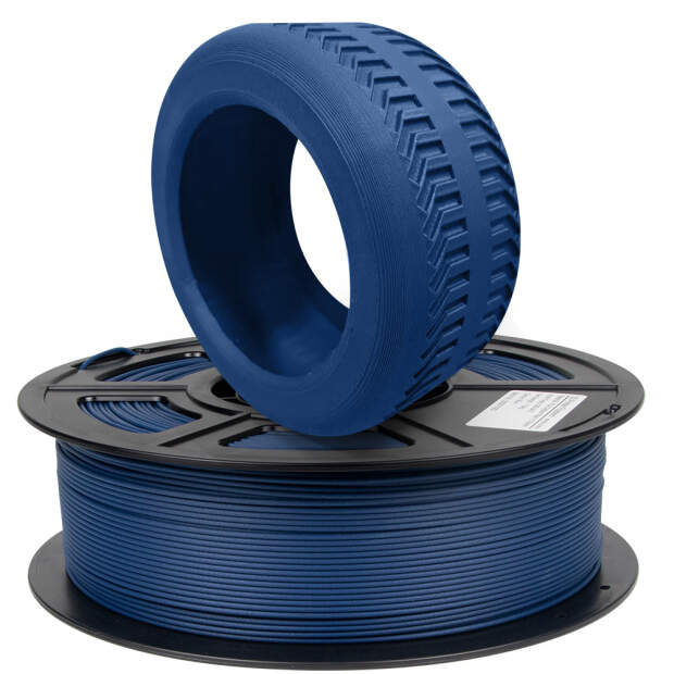 Advanc3D PLA-CF Filament: Hohe Zugfestigkeit & Perfekte Passgenauigkeit Azurblau