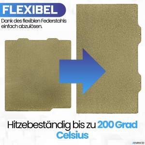 Advanc3D Flexible Druckplatte mit  PEI Schicht f&uuml;r Bambu Lab A1 mini