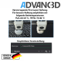 Advanc3D Fleksibel printplade med PET- og PEI-lag til Bambu Lab A1 mini