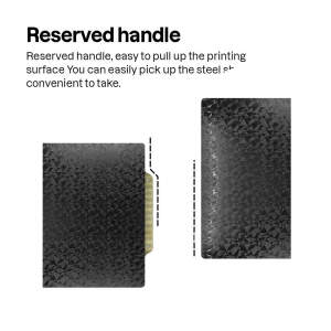 Advanc3D Flexible Druckplatte mit PEO und PEI Schicht für Creality S1 3D Drucker 235x235mm