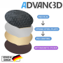 Advanc3D Joustava tulostuslevy PEO- ja PEI-kerroksella 309mm 3D-tulostimelle