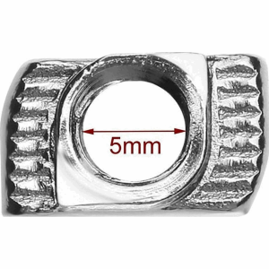 Advanc3D 10x Hammermutter Nut 6 B-Typ M5 (EU20) z.B. f&uuml;r Aluprofil Nutenstein seite