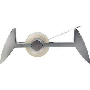 Aluminum adhesive tape table dispenser in an attractive design with clear function