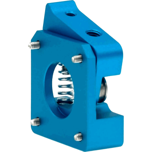 Advanc3D MK10 kompakt Extruder Federspannung nachstellbar kugelgelagert rechts Blau