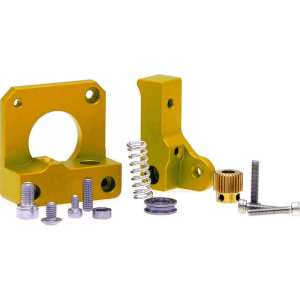 Advanc3D MK10 kompakt Extruder Federspannung nachstellbar kugelgelagert rechts Gold vorne