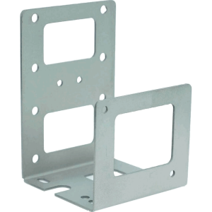 Advanc3D Extruder Hotend Halteblech f&uuml;r Prusa i2 i3 3D Drucker aus Stahl verzinkt - Silber vorne