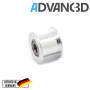 Advanc3D Spannrolle für 3 mm Achsen. Umlenkrolle mit Kugellager für 3D-Drucker vorne