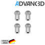 Advanc3D V6 Style Nozzle aus gehärteter Stahl  C15 in 0.4mm für 1.75mm Filament seite