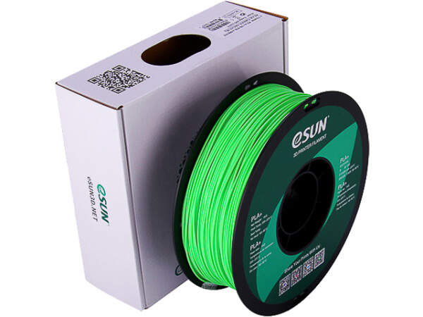 eSUN PLA+ 1,75mm Peak Green 1kg 3D-Drucker Filament für präzise Drucke