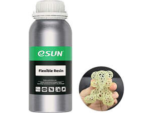 eSUN eResin-Elastic Transparent Yellow 0,5kg -...
