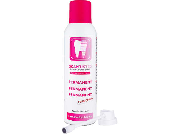 AESUB Permanent Dentalscanspray 200ml für 3D Scanner Zubehör Scantist