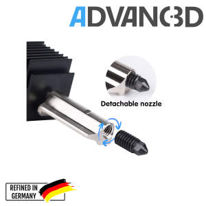 Advanc3D Hotend mit wechselbarer Düse für Bambu...