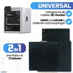 Advanc3D Flexible Druckplatte mit PEN Schicht für Bambu Lab A1 X1 X1C P1P