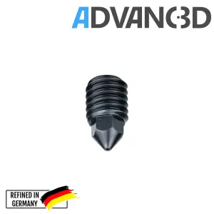 Wechseldüse gehärtet 0,8mm für Bambu Lab P1P/X1C Hotend - Advanc3D