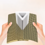 Advanc3D Druckplatte Druckbett Houndstooth + Honeycomb 257x257mm A1P1S X1C