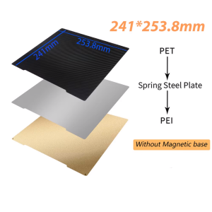 Advanc3D Druckbett Druckplatte PET+Matt 241x254mm...