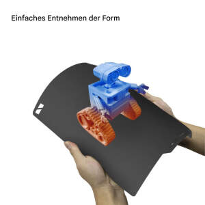 Advanc3D Flexible Druckplatte mit PEI Schicht für Bambu Lab A1 P1 X1