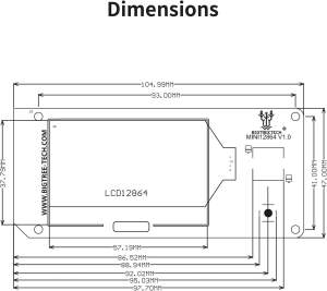 BigTreeTech Mini 12864 LCD Display mit RGB Beleuchtung