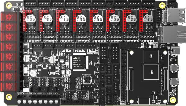 BigTreeTech Manta M8P 32-Bit Mainboard V1.0 Voron 2.4 8 Stepper