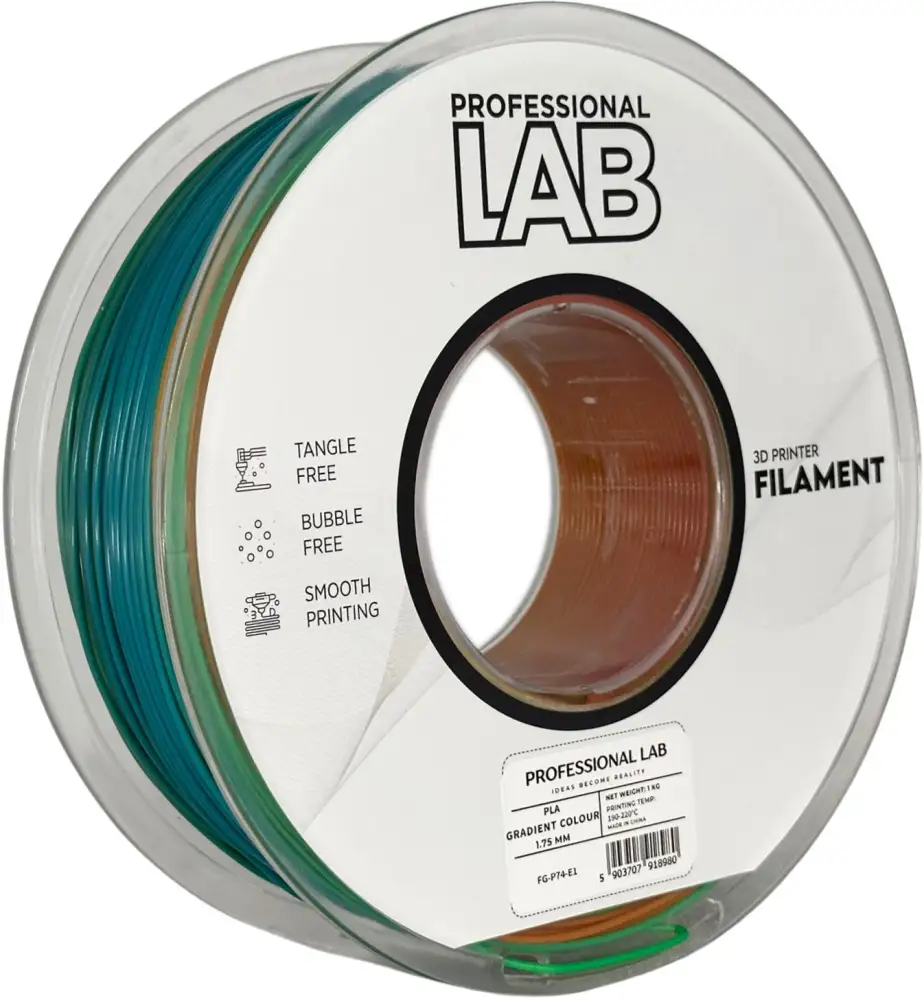 PLA Farbverlauf Rainbow Bunt FDM 3D Drucker Filament...