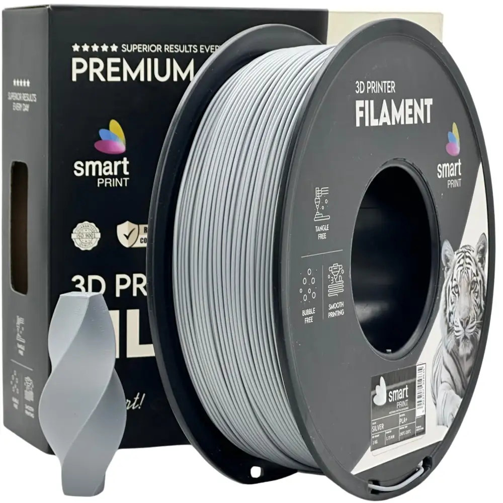 PLA+ PLA Plus Silber Robust FDM 3D Drucker Filament...