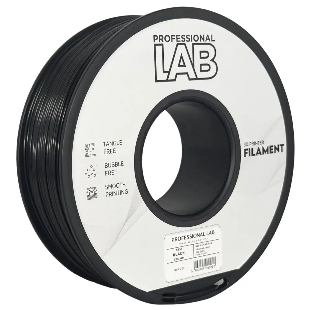 ABS+ ABS Plus Schwarz Robust FDM 3D Drucker Filament...