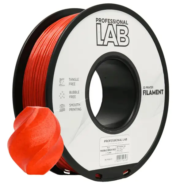 PLA Marble Ziegelrot Marmor FDM 3D Drucker Filament...