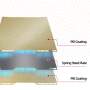 Advanc3D Federstahl Druckplatte 347x355 beidseitig für Bambu Lab H2D 3D Drucker