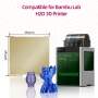 Advanc3D Federstahl Druckplatte 347x355 PEI für Bambu Lab H2D 3D Drucker
