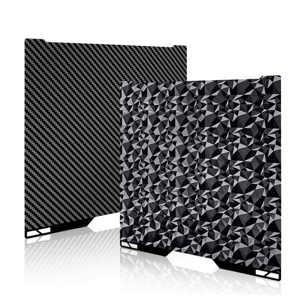 Advanc3D Federstahl Druckplatte PEO PET beidseitig 335x346 Bambu Lab H2C