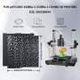Advanc3D Federstahl Druckplatte PEO PET 256x268 Anycubic Kobra 3 3D Drucker