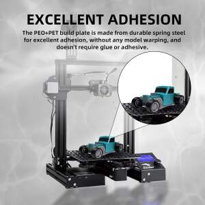 Advanc3D Federstahl Druckplatte PEO PET 235x235 für Creality K1 Ender 3 S1 Pro